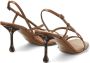 Jimmy Choo Etana 80mm leather sandals Brown - Thumbnail 3