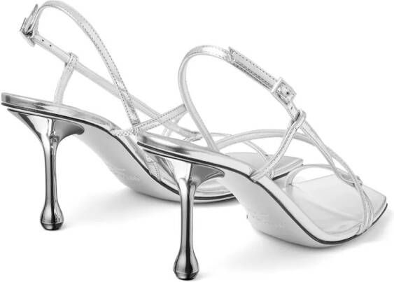 Jimmy Choo Etana 80mm sandals Silver