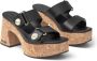 Jimmy Choo Fayence 95mm leather platform sandals Black - Thumbnail 2