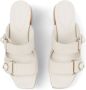 Jimmy Choo Fayence 95mm leather platform sandals White - Thumbnail 4
