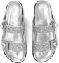 Jimmy Choo Fayence glitter leather sandals Silver - Thumbnail 4