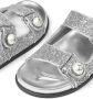 Jimmy Choo Fayence glitter leather sandals Silver - Thumbnail 5