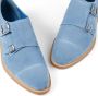 Jimmy Choo Finnion suede monk shoes Blue - Thumbnail 4