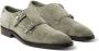 Jimmy Choo Finnion suede monk shoes Green - Thumbnail 2