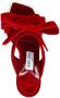 Jimmy Choo Flaca 100mm velvet mules Red - Thumbnail 4