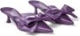Jimmy Choo Flaca bow-embellished 50mm mules Purple - Thumbnail 2
