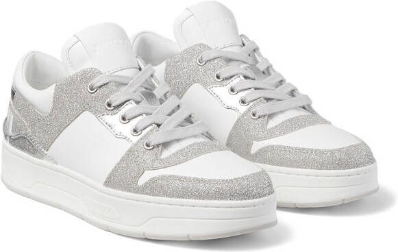 Jimmy Choo Florent lace-up sneakers Silver