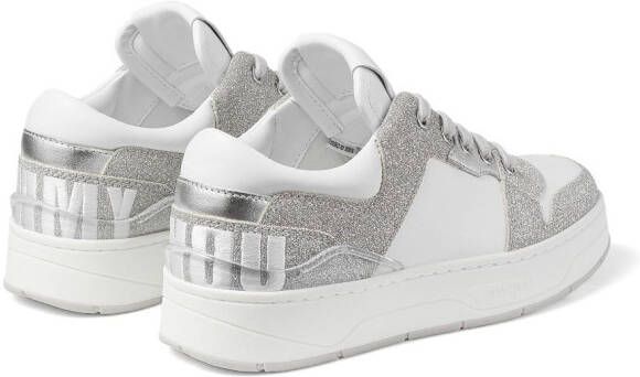 Jimmy Choo Florent lace-up sneakers Silver
