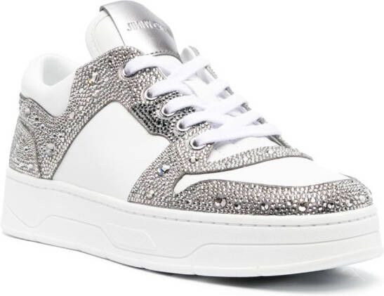 Jimmy Choo Florent leather sneakers White