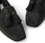 Jimmy Choo Foxley crystal-embellished suede slippers Black - Thumbnail 4