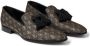 Jimmy Choo Foxley jacquard-print slippers Black - Thumbnail 2