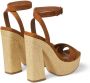 Jimmy Choo Gaia 140mm platform sandals Brown - Thumbnail 3
