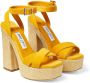 Jimmy Choo Gaia 140mm platform sandals Yellow - Thumbnail 2