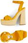 Jimmy Choo Gaia 140mm platform sandals Yellow - Thumbnail 4