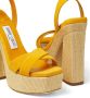 Jimmy Choo Gaia 140mm platform sandals Yellow - Thumbnail 5