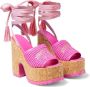 Jimmy Choo Gal 130mm wedge sandals Pink - Thumbnail 2