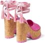 Jimmy Choo Gal 130mm wedge sandals Pink - Thumbnail 3