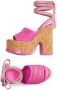Jimmy Choo Gal 130mm wedge sandals Pink - Thumbnail 4