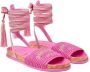 Jimmy Choo Gal flat wrap-around sandals Pink - Thumbnail 2