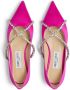Jimmy Choo Genevi crystal-embellished ballerina shoes Pink - Thumbnail 3
