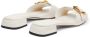 Jimmy Choo Hawke buckled leather slides Neutrals - Thumbnail 3