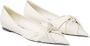 Jimmy Choo Hedera knot-detail ballerina shoes White - Thumbnail 2