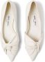 Jimmy Choo Hedera knot-detail ballerina shoes White - Thumbnail 4