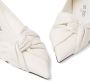 Jimmy Choo Hedera knot-detail ballerina shoes White - Thumbnail 5