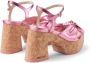Jimmy Choo Heloise 95 wedge sandals Pink - Thumbnail 3