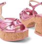 Jimmy Choo Heloise 95 wedge sandals Pink - Thumbnail 4