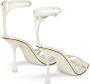 Jimmy Choo Ixia 95mm patent leather sandals White - Thumbnail 3