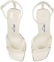 Jimmy Choo Ixia 95mm patent leather sandals White - Thumbnail 4