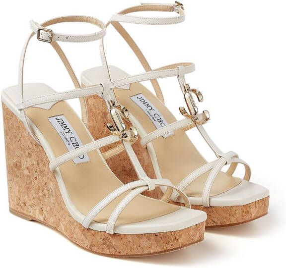Jimmy Choo JC 110mm wedges White