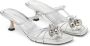 Jimmy Choo Jemma 50mm leather mules Silver - Thumbnail 2