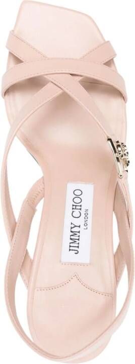 Jimmy Choo Jess 65mm leather sandals Pink