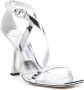 Jimmy Choo Jessica 100mm leather sandals Silver - Thumbnail 2