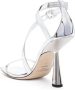 Jimmy Choo Jessica 100mm leather sandals Silver - Thumbnail 3