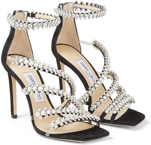 Jimmy Choo Josefine 100mm sandals Black