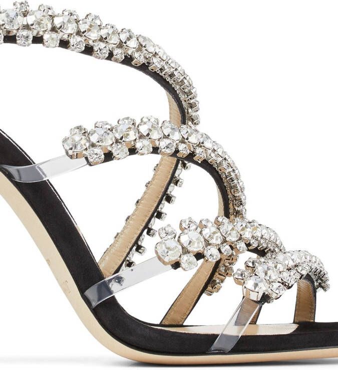 Jimmy Choo Josefine 100mm sandals Black