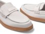 Jimmy Choo Josh Driver suede loafers White - Thumbnail 5