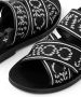 Jimmy Choo Jude intarsia-knit sandals Black - Thumbnail 4