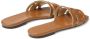 Jimmy Choo Laran debossed-logo sandals Brown - Thumbnail 3