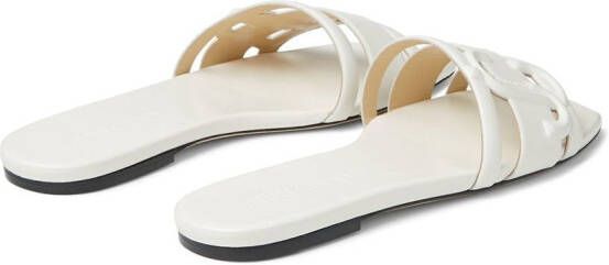 Jimmy Choo Laran flat sandals White