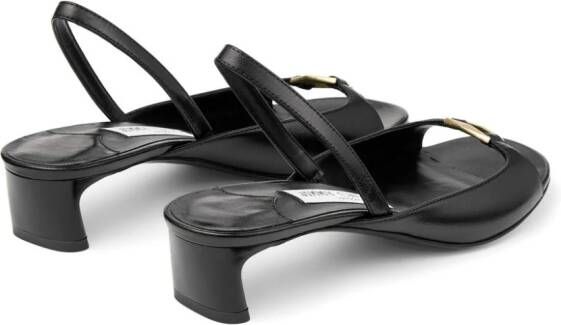 Jimmy Choo Lev 35mm slingback sandals Black