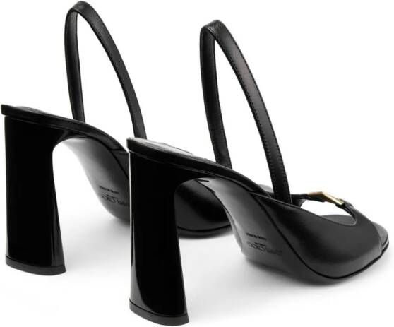 Jimmy Choo Lev 95mm slingback sandals Black