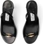 Jimmy Choo Lev 95mm slingback sandals Black - Thumbnail 4