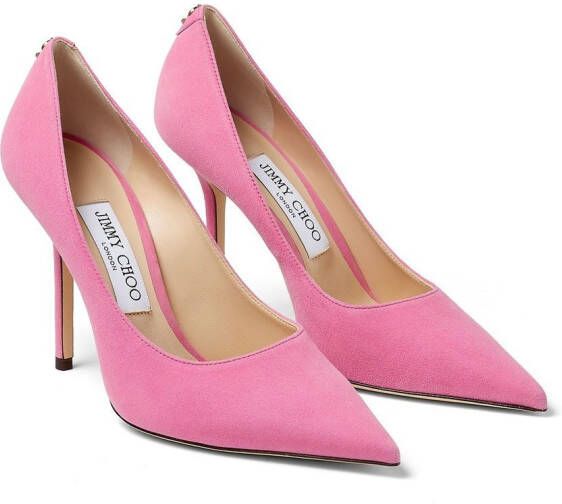 Jimmy Choo Love 100mm pointed pumps Pink