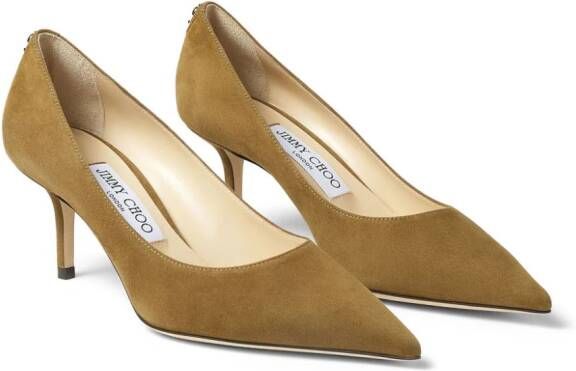 Jimmy Choo Love 65mm leather pumps Brown