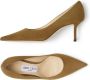 Jimmy Choo Love 65mm leather pumps Brown - Thumbnail 4