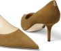 Jimmy Choo Love 65mm leather pumps Brown - Thumbnail 5